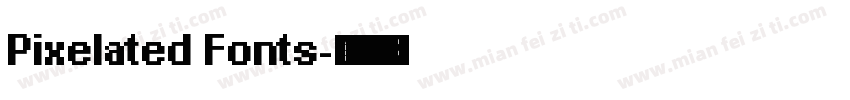 Pixelated Fonts字体转换